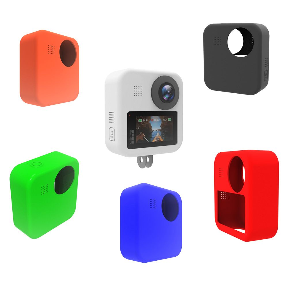 GoPro MAX 360度全景相机硅胶保护套配件 镜头保护套厂家直供