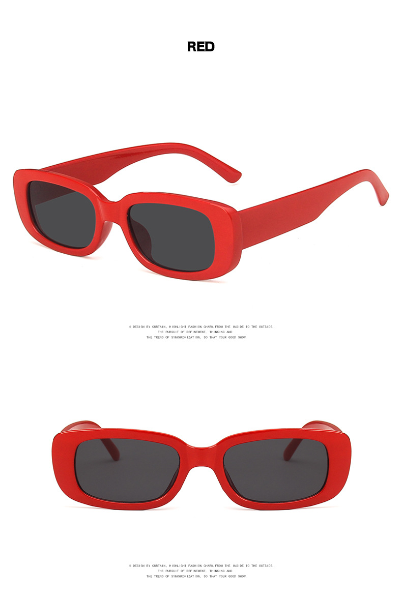 Elegant Hip-hop Retro Resin Square Full Frame Women's Sunglasses display picture 9