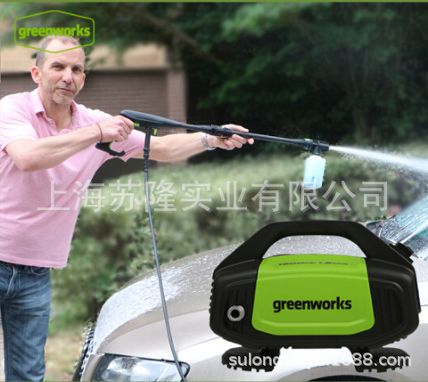 greenworks格力博G10高压家用清洗机 220V自吸两用洗车机