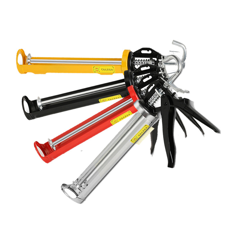 可旋转玻璃胶枪/结构胶枪 圆筒压胶枪硅胶枪打胶枪填缝胶枪