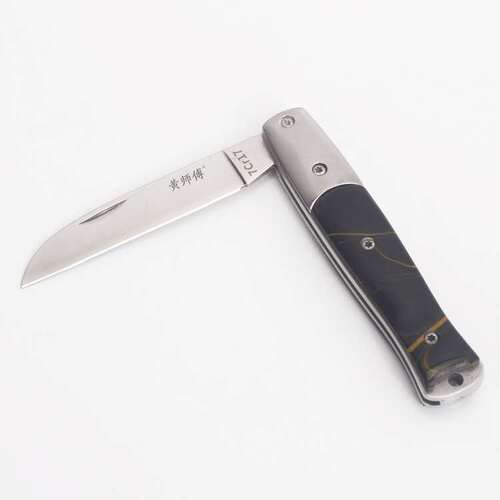 Huang Master Folding Grafting Knife, Grafting Knife for Wiring, Electrician's Knife, Multi-purpose Knife, High-Quality Stainless Steel Gardening Tool