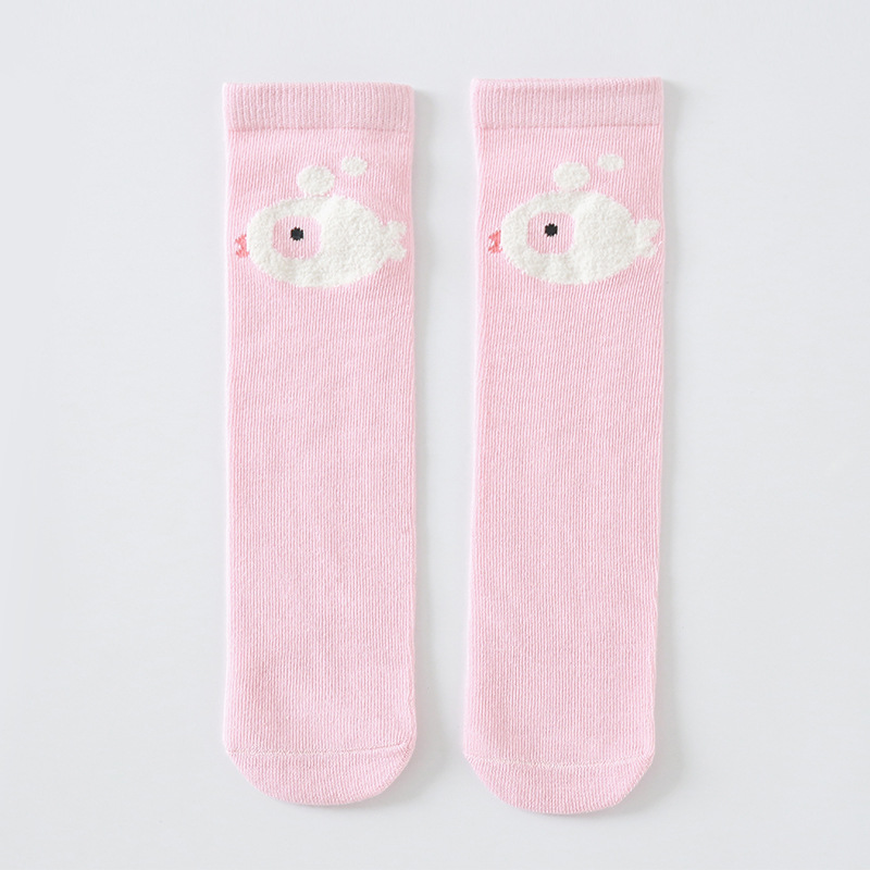 Primavera/verano 2020 nuevos calcetines para niños de dibujos animados lindos calcetines a media pierna calcetines altos para bebés calcetines para niños y niñas