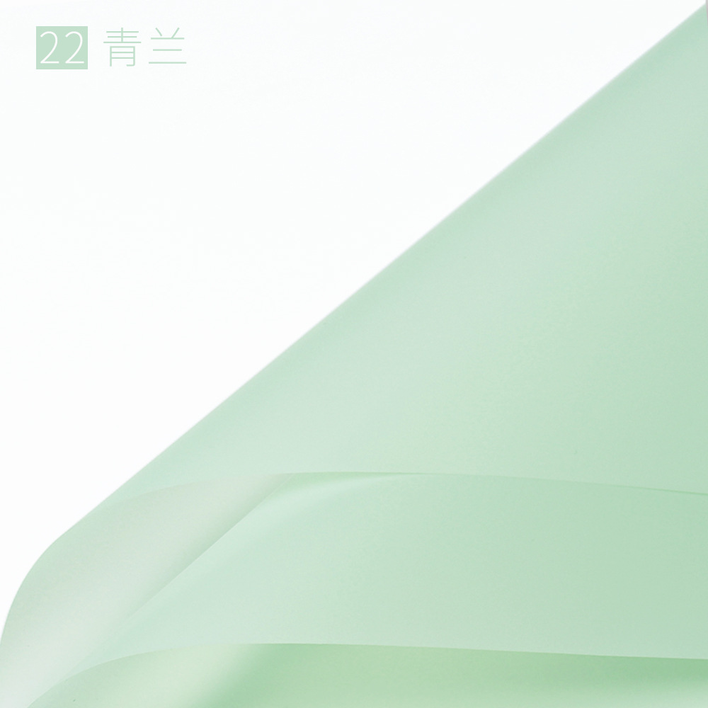 Flower Party Factory al por mayor papel mate de color sólido translúcido papel de embalaje de flores papel de embalaje de flores floristería papel de material de embalaje