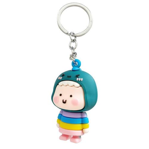 Colorful dinosaur small gift accessories, cute PVC three-dimensional cartoon doll, cultural and creative small pendant, small gift giving