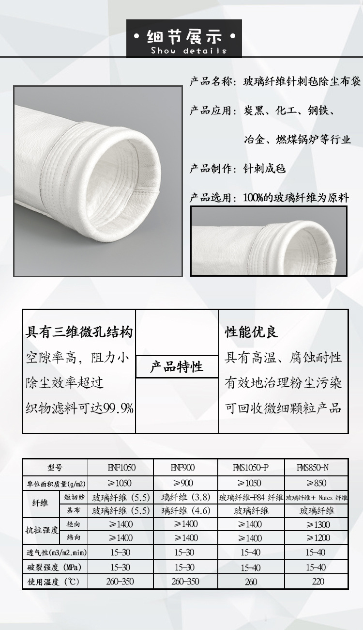 玻璃纤维针刺毡细节展示