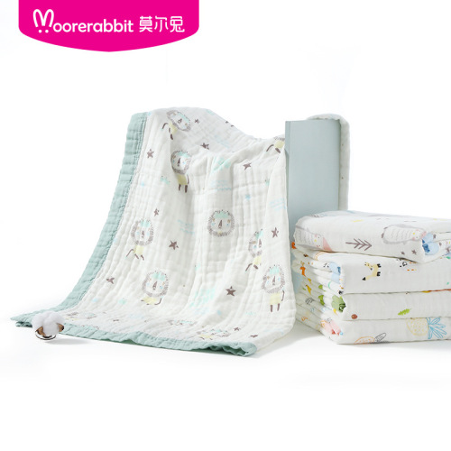 Wholesale baby gauze bath towels for all seasons, newborn cotton edged soft blankets, children's quilts and blankets