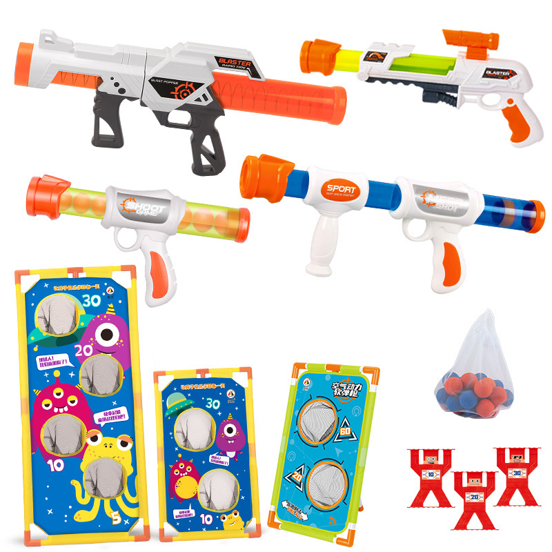 Air-powered soft bullet gun, EVA bullet, safe shooting target, boys' CS battle, parent-child outdoor children's toy