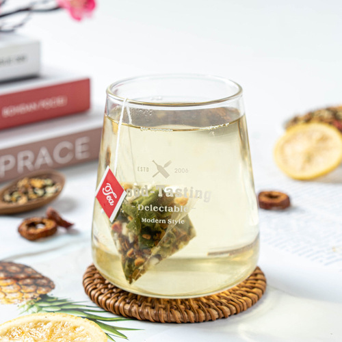 Yaozhiyuan lemon lotus leaf tea triangle bag lemon hawthorn cassia seed lotus leaf lemon flower tea