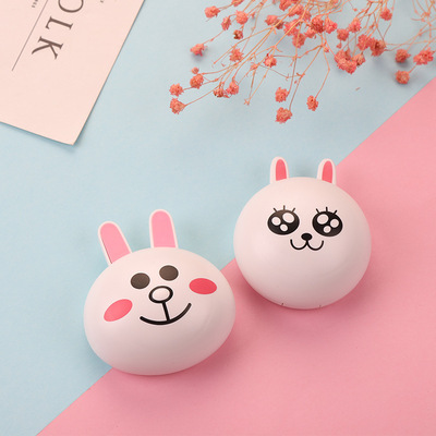 现货卡通兔隐形眼镜盒 简约可爱便捷美瞳盒塑料眼镜盒厂家批发|ms