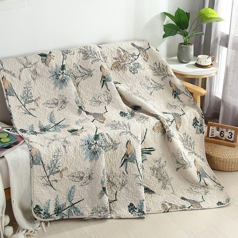 Summer cool quilt 2023 Summer new quilt wholesale home textile cotton printed student Air conditioning quilt bedding