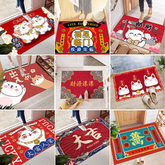 Festive and festive entrance and exit safe door mats entrance door mats floor mats personalized creative cartoon entrance carpet foot mats