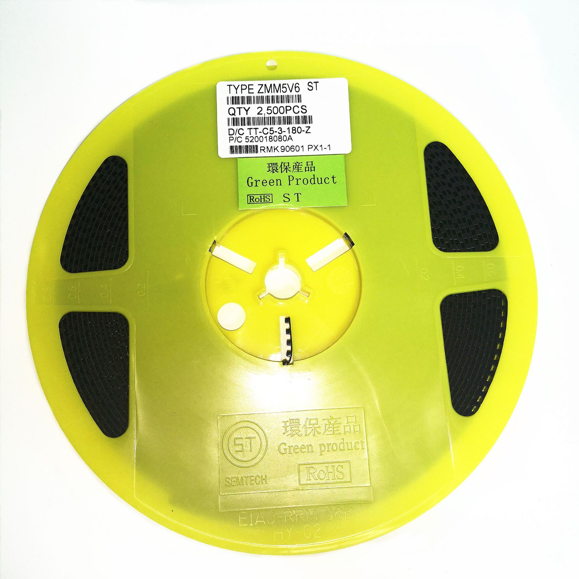 ST先科 ZMM5V6 稳压二极管 封装LL-34 1206 0.5W 圆柱玻璃