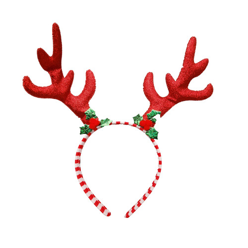 Christmas headband Festival fabric cartoon snowflake antlers Christmas decoration headband head buckle accessories hair band hair clip