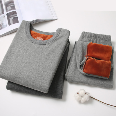 保暖內衣套裝加絨男保暖衣保暖褲男士老年人打底冬季加厚秋衣秋褲