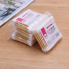 100 soft bag wooden sticks double-ended cotton swabs cosmetic cotton swabs sanitary tampons beauty cotton swabs cotton swabs factory price batch