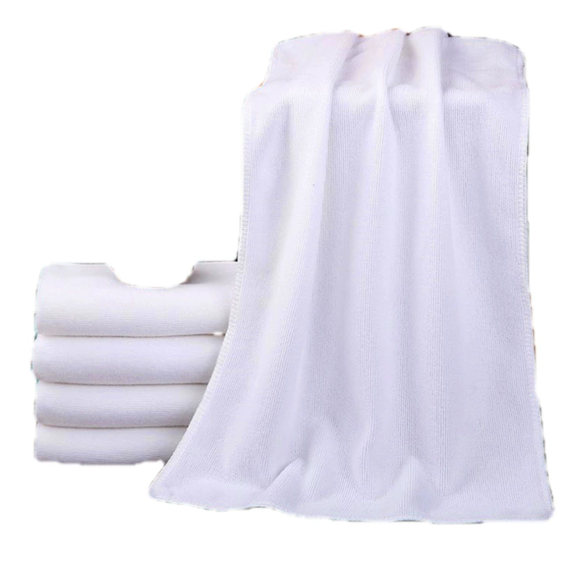 Disposable Microfiber Haircut Towel, White, 30×60 / 30×70 cm, 120–200 g, single-use