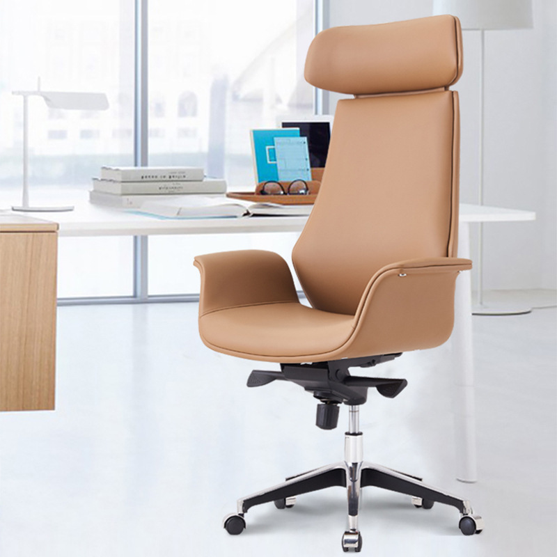Designer Ergonomic High Back Leather Manager Chair Reclining Liftable Swivel Modern Boss Office Chair Designer Ergonomic High Back Leather Manager Chair Reclining Liftable Swivel Modern Boss Office Chair