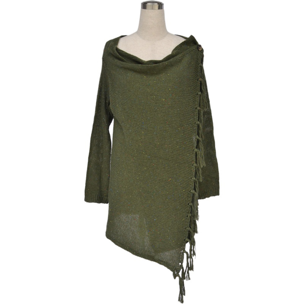 350g Weight Sweater Outerwear Type Long Sleeve Sleeve Length Regular Sleeve Sleeve Type Polyacrylonitrile Fiber, knit Fabric Type Long Top Length Daily Occasion Scarf collar, Pullovers Neckline Loose Fit Type Solid Color Pattern Winter, Autumn Season Women's Gender Hollow Out Design Streetwear Style Wholesale Women's Streetwear Solid Color Long Sleeve Hollow Out Sweaters & Cardigans 24