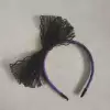 With bow, black, purple