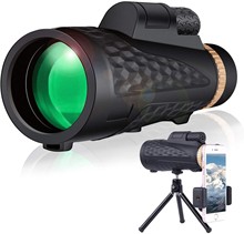 私模專款12倍12X50單筒望遠鏡 18X62戶外微光夜視 觀鳥鏡 瞄准器