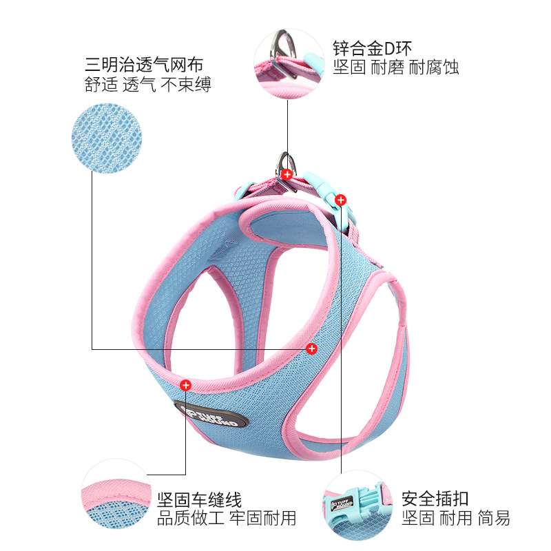 TUFFHOUND宠物胸背带猫咪牵引绳猫绳狗链狗绳猫猫胸背宠物用品