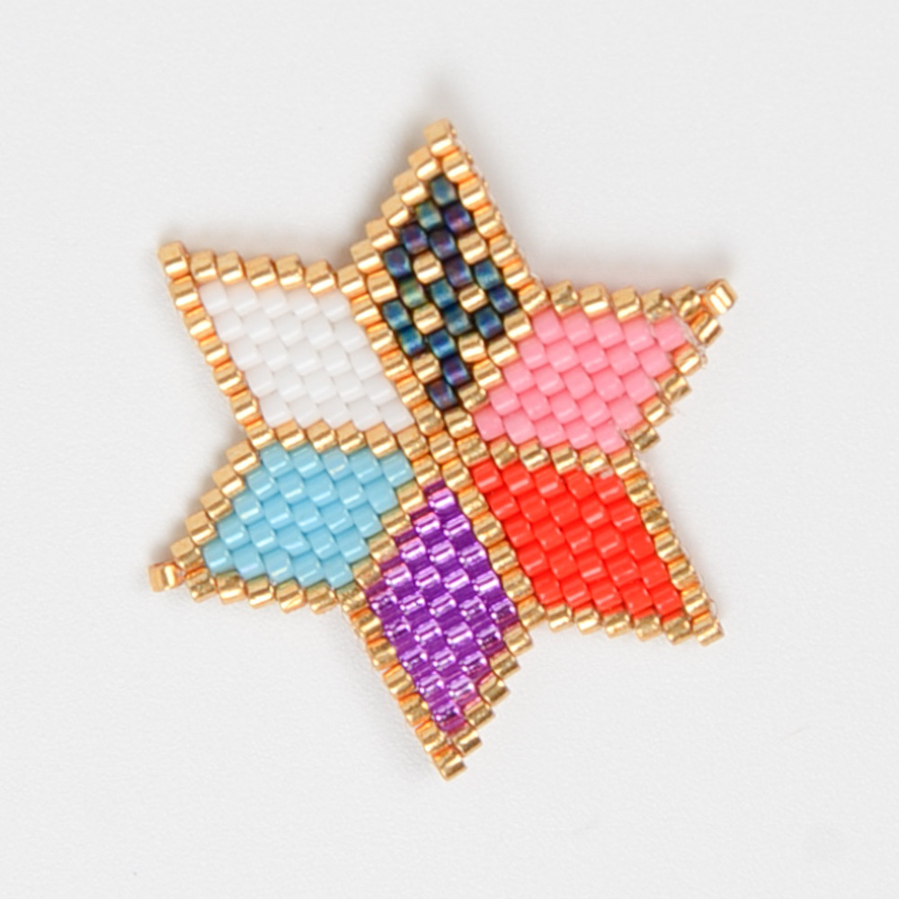 Fashion Miyuki Beads Woven Ladies Accessories Geometric Pattern Models Jewelry Wholesale display picture 9