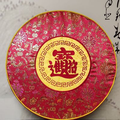 Manufactor goods in stock Lotus Buddha mat Specifications circular meditation Cloth art Pu Play cushion Temple Hassock