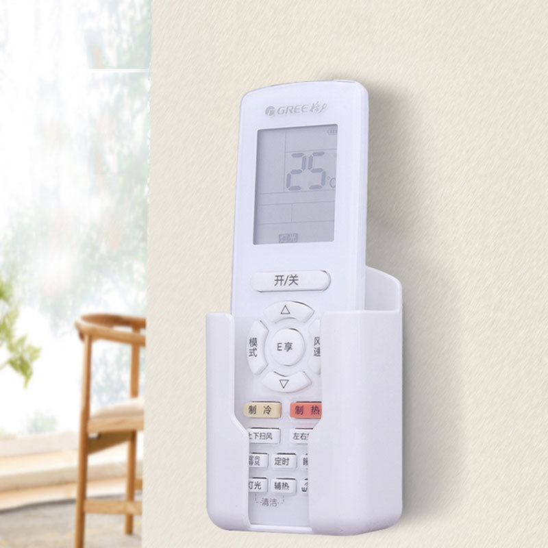 Aire acondicionado TV caja de almacenamiento de control remoto montado en la pared baño sin perforar caja de almacenamiento de cabecera titular de dormitorio montado en la pared