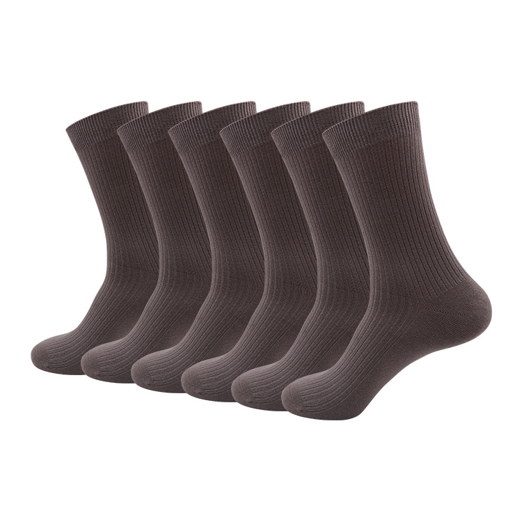 Calcetines de media pantorrilla de Amazon Business caja de regalo calcetines de hombre algodón peinado calcetines de aguja doble de primavera y verano logo calcetines casuales de hombre