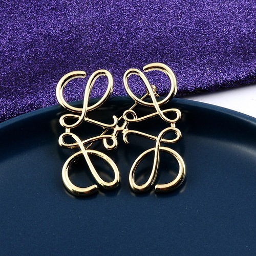 Luojia Geometric Hollow Brooch Feminine Suit Jacket Chest Ornament Simple Sweater Pin Accessories Wholesale