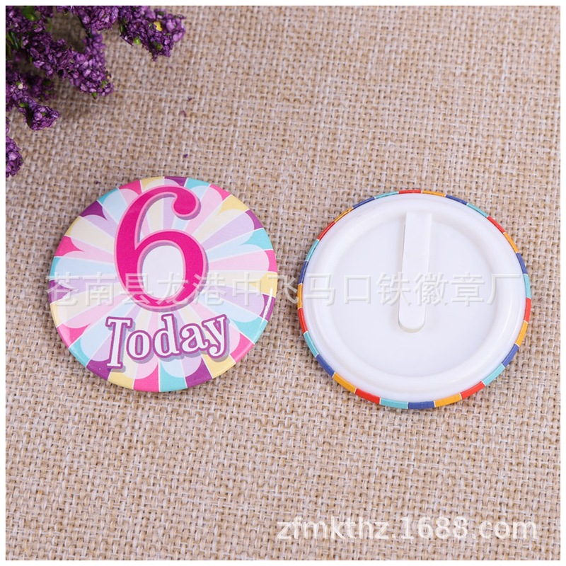 Supply of direct sales of Magou iron breasts metal badges custom…