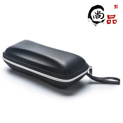 拉鏈盒  EVA皮質拉鏈盒 皮質墨鏡盒 黑色太陽鏡盒 時尚鏡盒 批發