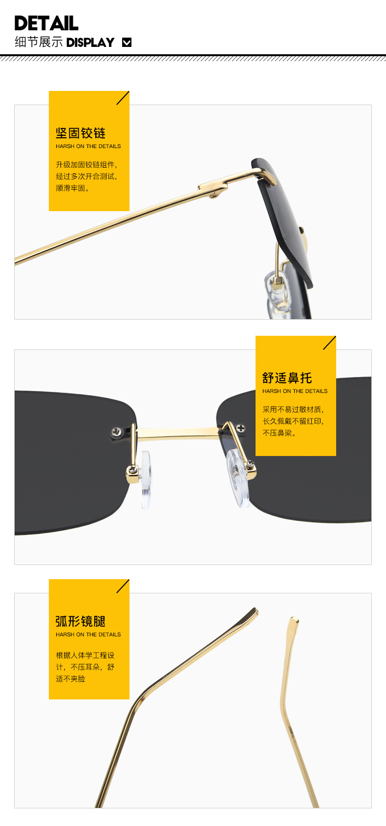 Retro Women's Sunglasses display picture 17