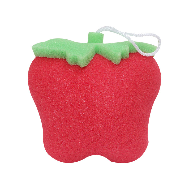 儿童卡通立体洗澡海绵宝宝沐浴海绵擦可爱水果动物造型洗澡用品