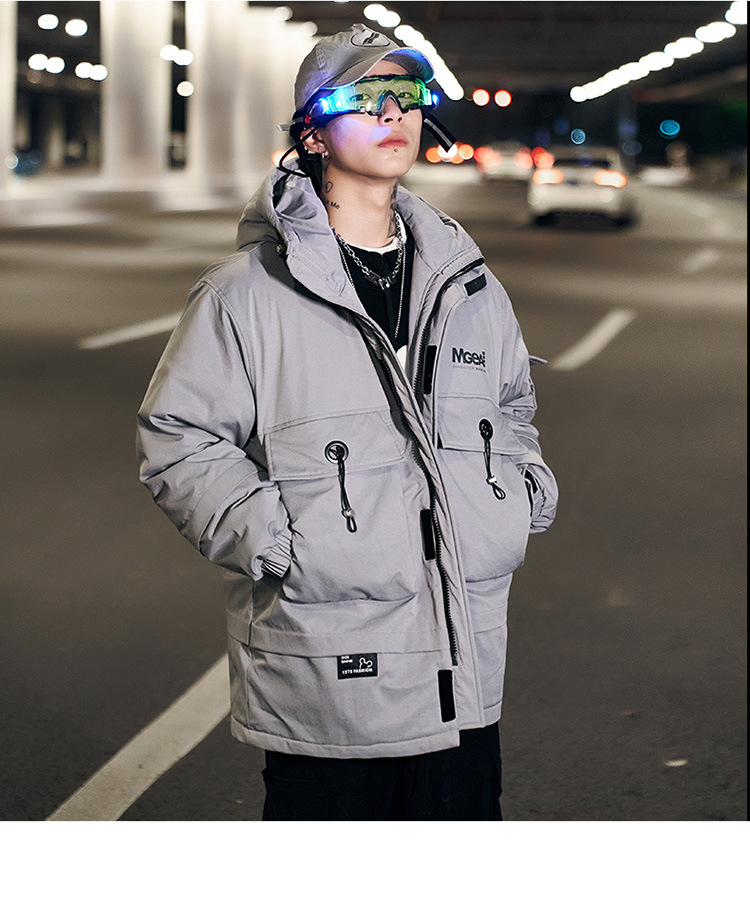 Men's Jacket High End Silk Cotton Trendy Winter Coat For Men_voghion.com
