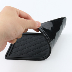 High-temperature resistant large grid car anti-slip mat dashboard phone holder mat 20-13 with feathered diamond adhesive