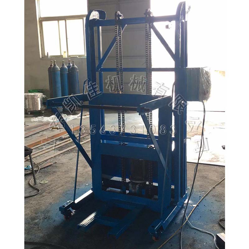 倒料提升机垃圾桶垂直提升机厨房垃圾倒料提升机垃圾桶提升架现货