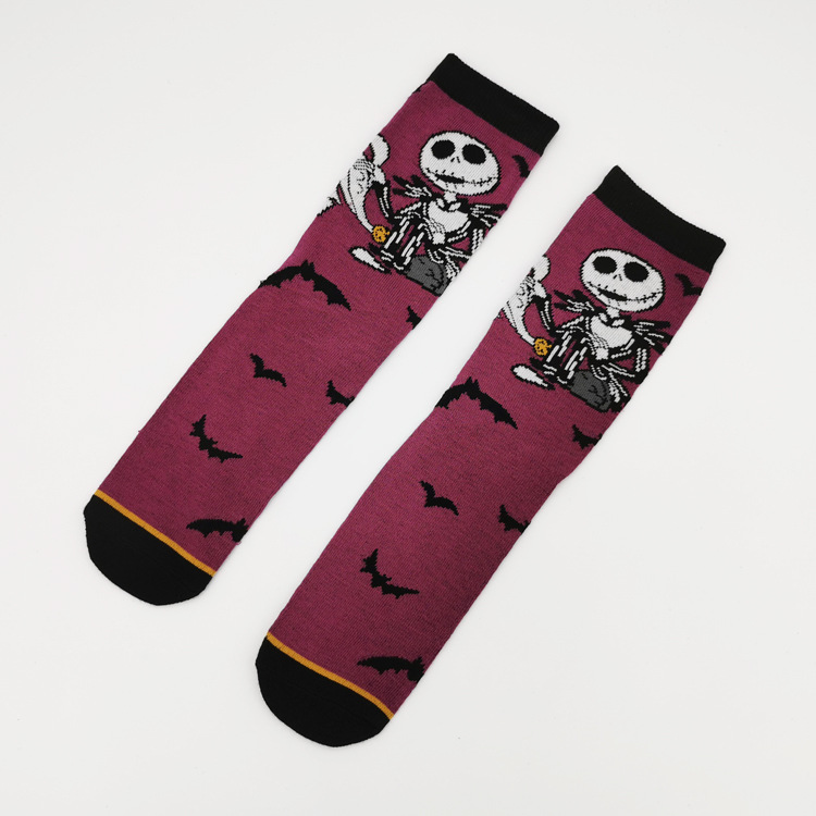 Unisex Casual Cartoon Polyester Cotton Jacquard Crew Socks A Pair display picture 3