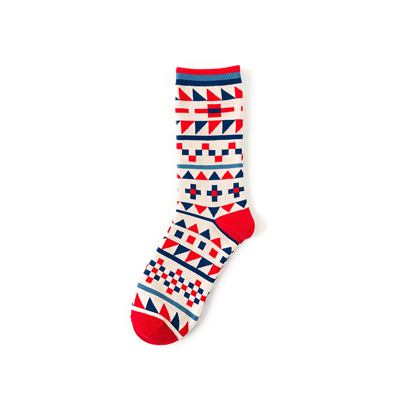 Unisex Crew Socken Mit Individuellem Muster Trendige Socken_voghion.com