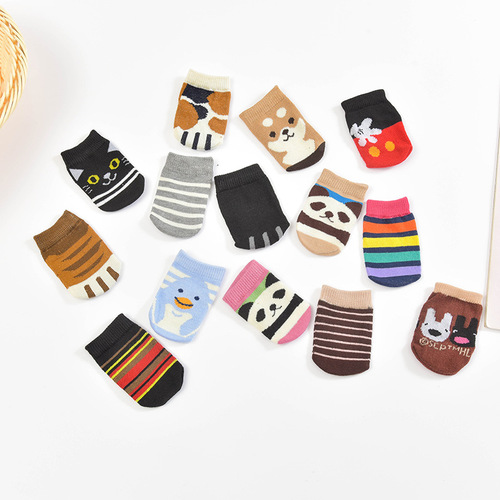 Table leg knit handle protector cartoon yarn thick chair leg home anti-slip wear-resistant protective pad