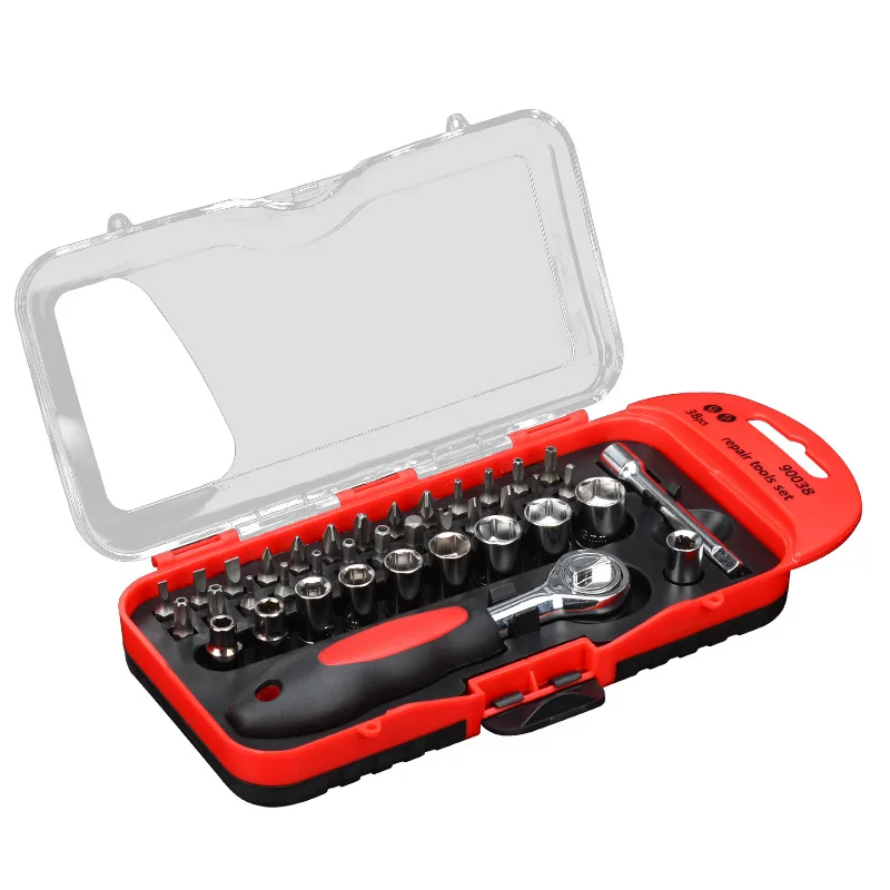 Screwdriver for repair, tools set, 38 pieces