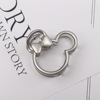 Metal hairgrip, gold clip, crab pin, small hair accessory for bath, South Korea, simple and elegant design