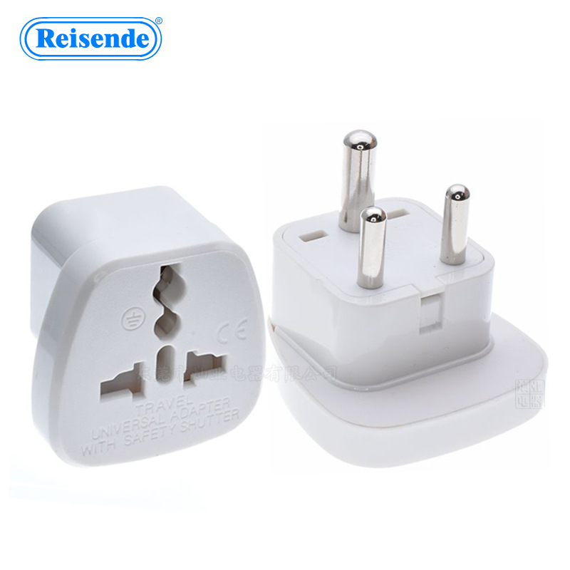 SS-010小南非转换插头 印度插头 香港转换插头英规转欧规插头印尼