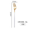 Tableware stainless steel, dessert spoon, chopsticks, set, internet celebrity