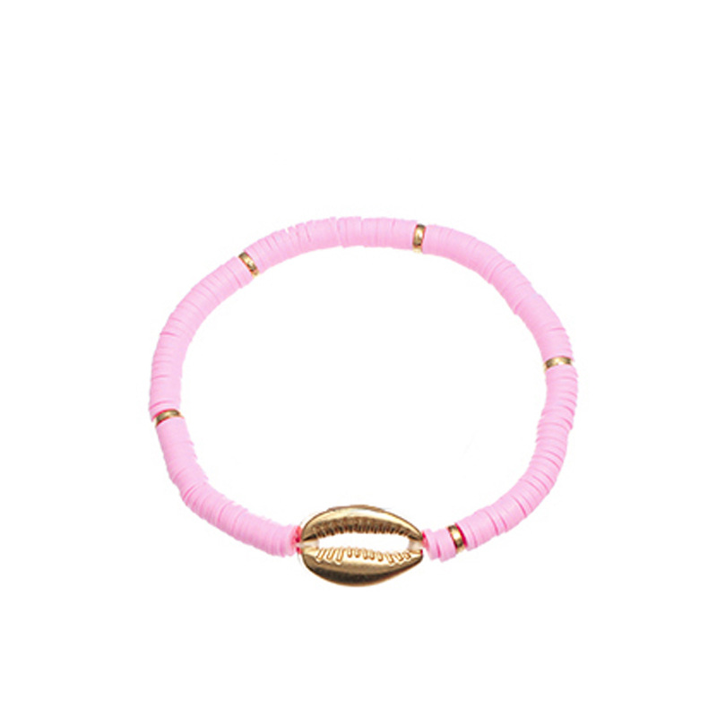 Bohemian Beach Wind Shell Bracelet Nihaojewelry Wholesale Natural Shell Bracelet Hand-woven Soft Ceramic Pieces Friendship Rope Female display picture 7