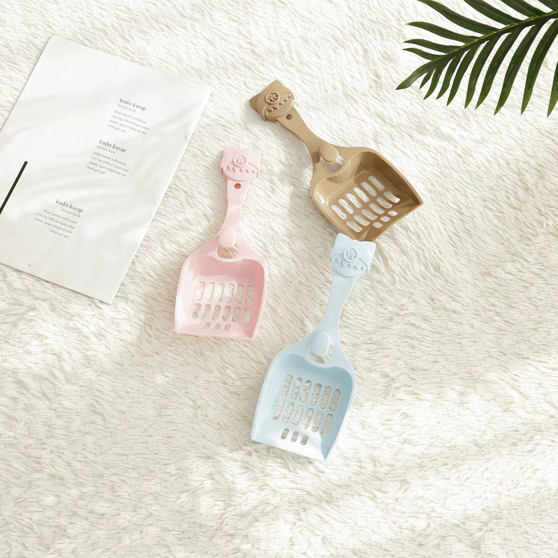 Большая пластиковая подвесная лопата для кошачьего туалета, креативная прочная и долговечная лопата, производитель принадлежностей для чистки домашних животных, настенная подвеска