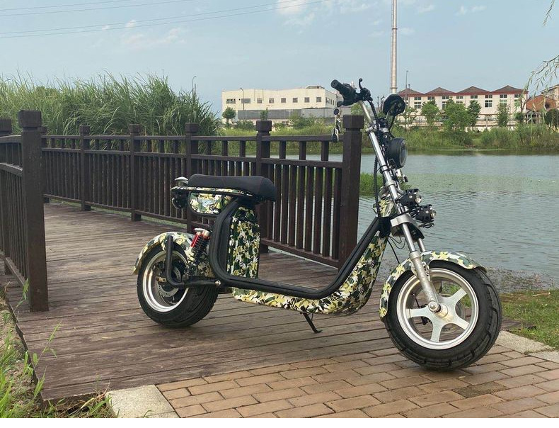 Factory direct supply Harley electric car electric motorcycle wide tire battery car adult electric scooter Harley car