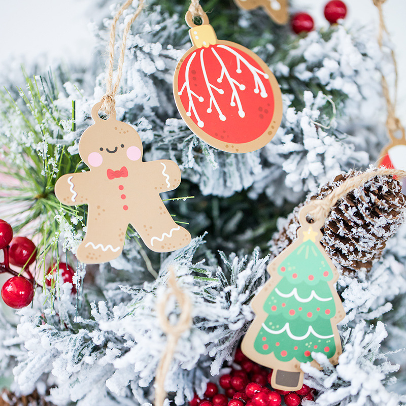 Christmas small tag creative cute cartoon card mini greeting card cake gift message card Christmas wishing card Christmas small tag creative cute cartoon card mini greeting card cake gift message card Christmas wishing card