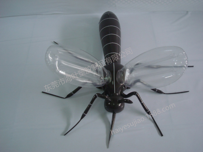 充气蜻蜓儿童玩具 生产PVC吹气环保水上漂浮蚂蚁模型动物卡通昆虫