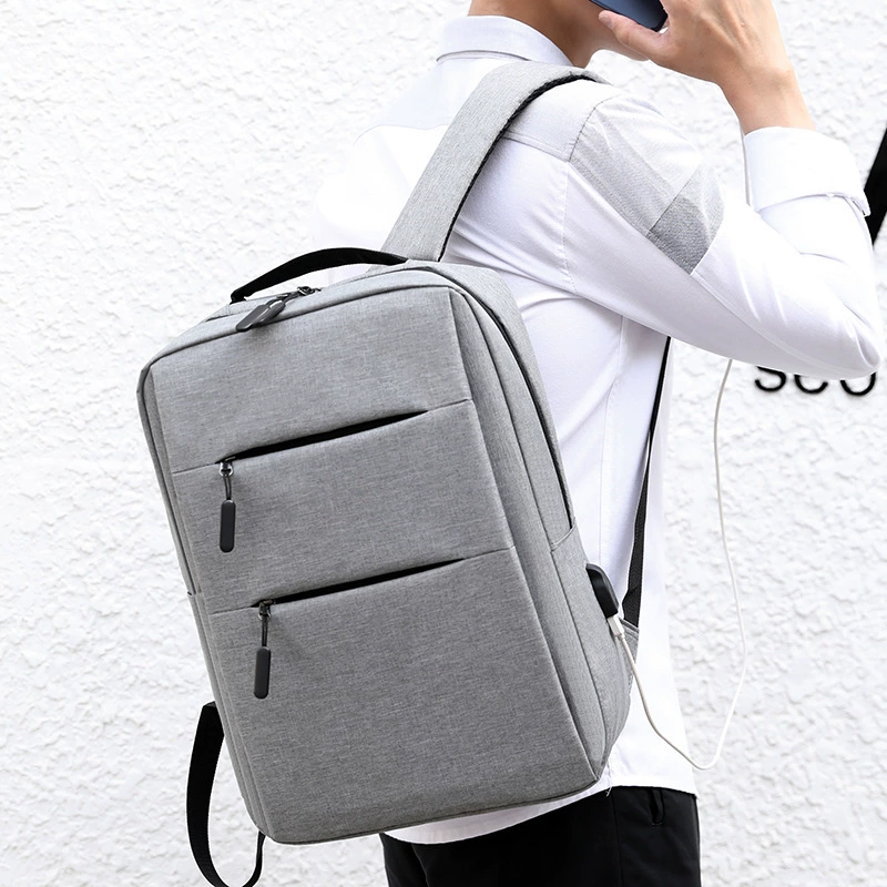 Capacious laptop, universal nylon backpack for elementary school students, for import, business version, wholesale